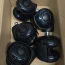 2 Inch Office Chair Casters Wheels Heavy Duty, 5 pcs Chair Wheel Replacement, Mute Rubber Rotating Desk Chair Wheels for All Floor, Smooth & Quiet Caster, Universal Standard Stem Size Fits 99%