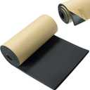 Neoprene Foam Rubber Sheet with Adhesive, 1/4" Thick x 12" x 54"  DIY Padding, Gaskets, Weatherproofing, Soundproofing, Vibration Dampening, Sponge Neoprene Foam Rubber Sheet