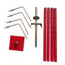 Heavy-Duty Spinning Jenny Wire Dispenser - Accommodates Up to 100 lb roll of Wire