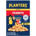 Planters Salted Peanuts 10 ct Box, 1 oz Packs, Pack of 6 (EXP 09/29/26)