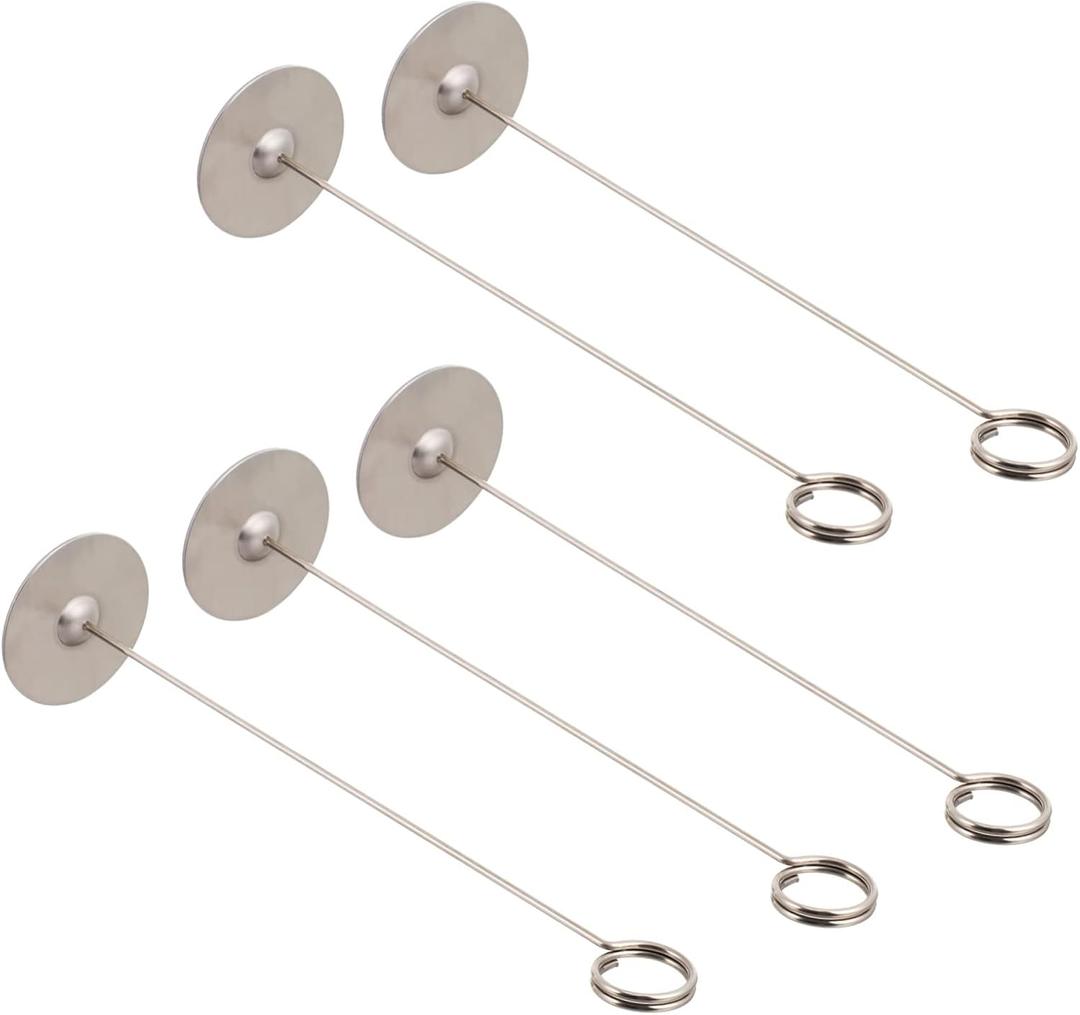 5pcs Table Card Holder Place Card Stand Sleek Design for Weddings Parties Restaurants and Events Height