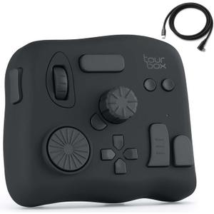 TourBox NEO - Custom Controller for Photo Video Editing, Color Grading, Illustration, MacOS/Windows, Photoshop Lightroom Davinci Resolve After Effects Premiere Final Cut Pro Programmable Keyboard