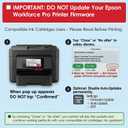 Remanufactured for 822 Ink Cartridges for Epson 822XL Ink Cartridges 822 822 XL with Workforce Pro WF-3820 WF-3823 WF-4820 WF-4830 WF-4833 Printer (4Pack, Black Cyan Magenta Yellow)