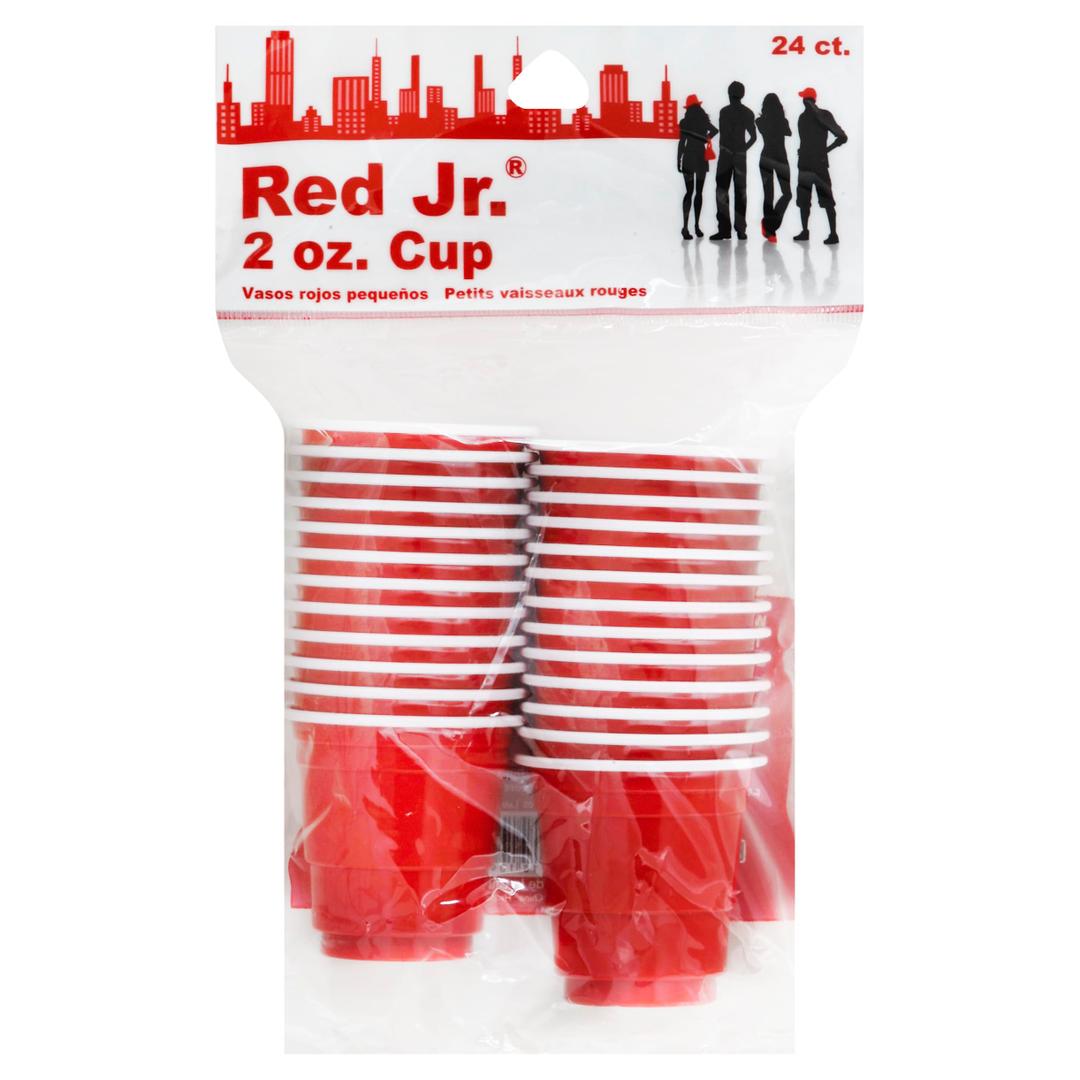 6 x Red Jr, 2 Ounce Cup, 24 Count