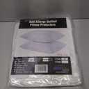 UNILIBRA 2 Pack Waterproof Pillow Protector Quilted Queen Size(21"X30") (Queen Pillow Protector)
