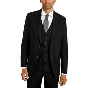 Kenneth Cole REACTION Men's Suit Jacket, Black, 42 Long