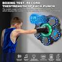 Music Boxing Machine Sport Toys for Kids and Adults,Wall Mounted Bluetooth Smart Punching Target,Training Pad Toy with Boxing Glove,Ideas Toys for Boys Girls Kids 3 4 5 6 7 8 9 10 11 12+ Years Old