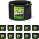 Delxo 10 Gallon Grow Bags 10 Pack for Planting, Fabric Pots Plants Growing Bags with Handles Heavy Duty Aeration Thickened Nonwoven