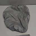 SearchI Waterproof PU Leather Seat Covers for Dining Chairs, 4 Pack Stretch Dining Room Chair Seat Covers, Kitchen Chair Seat Covers Protectors (Grayish)