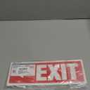 iSYFIX Exit Signs - 6 Pack 12x4 Inch Directional Left Arrow Signs, 40 mil Polystyrene Plastic, UV Laminated, Scratch & Fade Resistant, Waterproof - Ideal for Office, Theater, School, Business
