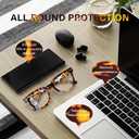OPTOFENDY Oversized Blue Light Blocking Glasses for Women, Fashion Square Computer Eyeglasses