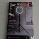 ON AIR LivePro Multi-Media Station - 8 in LED Ring Light, Dual Phone Mount, Selfie Stick with Tripod