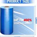 1312 Ft Winter Pool Cover Seal for Above Ground Pools, Winter Pool Cover Seal for Above, Windproof Stretchable Pool Cover Wrap Stretch Film Clear Cling for Keep Pool Clean