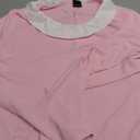 Remimi Christmas Women Pink Costume Dress Long Sleeve Xmas Dresses (Large)