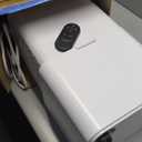 Small Air Conditioner w/ 3 Speeds&3 Modes, Remote, 1100ML Tank Humidifier, 8-Cube Ice Tray, 120 Oscillating, 4 IN 1 Portable Air Conditioners, 7-Color Light, 4H Timer Desk AC Unit for Bedroom, Snowy