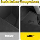 PUOENI New 2025 2026 Model Y Juniper Rear Trunk Storage Bins with Lids 2PCS Refresh Model Y Rear Trunk Storage Box TPE Waterproof Trunk Organizer for Model Y Juniper Interior Accessories
