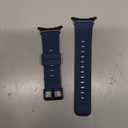 Tasikar No Gap Bands Compatible with Samsung Galaxy Watch Ultra 47mm Soft Silicone Sport Strap for Galaxy Watch Ultra 47mm Women Men, Dark Blue