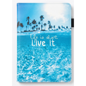 Passport Cover Case Blue Sea for Travel Lovers, 10 inch