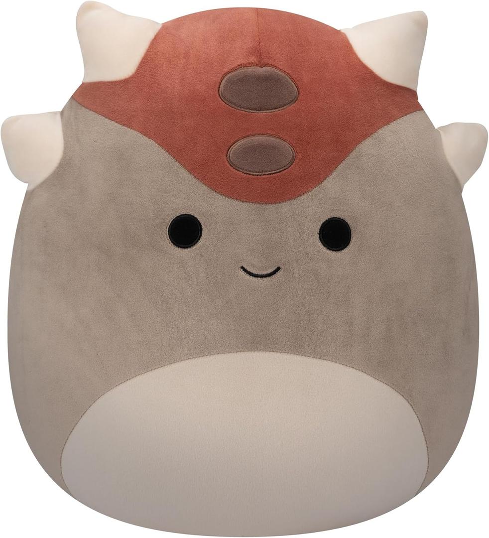 Squishmallows Original 14-Inch Ainhoca Grey Ankylosaurus - Large Ultrasoft Official Jazwares Plush