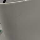 Bathroom Trash Can with Lid, 14 Liter/ 3.7 Gallon Bathroom Trash Can and Toilet Brush Set for Restroom, Bedroom, Living Room, Office, White Lid