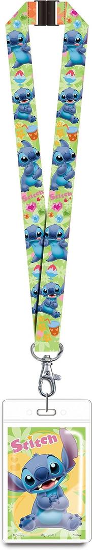 Disney 85932 Stitch Lanyard Novelty and Amusement Toys (Multi-colored)