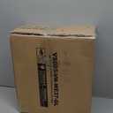 Small Vanity Stool Chair with Storage and Folding Back, 13.4" x 15" x 30" Square Faux Fur Soft Ottoman, 4 Metal Legs with Anti-Slip Feet, Furry Padded Seat for Makeup, Bedroom, White