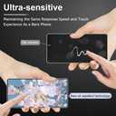 2 x [4 Packs] Tempered Glass for Samsung Galaxy S25 Ultra 6.9 Inch, 9H Clear, Fingerprint Unlock, Scratch Proof, No Bubble, Easy Installation Frame for Galaxy S25 Ultra Screen Protector