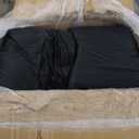 Outpain 10ftx20ft Black Backdrop Ceiling Drapes,2Panels 20ft Height Wrinkle Free Tent Draping Curtains, Fabric Drapery Ceiling Drapes for Wedding Ceremony Birthday Theme Parties with Rod Pocket