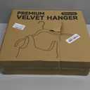 Premium Velvet Hangers 30 Pack - Space-Saving Closet Organizer for Clothes, Non-Slip Flocked Design, Ideal for Shirts and Coats (Black) (360 Swivel hook 30 Pack)