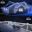 KNONEW 403FT 1000 LED Christmas Lights Outdoor String Light 8 Modes & Timer Fairy Lighting Plug in Waterproof for Xmas Yard Tree Wedding Party Holiday Decorations (Cool White)