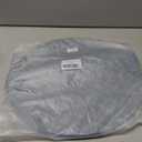 Round Placemats Set of 4, Faux Leather Heat Resistant Place Mats Reversible Waterproof Oil-Proof Non-Slip Wipeable Mat for Kitchen Dining Table Indoor Outdoor, Black Khaki