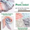 Fashion Hair Scarf for Women Soft Silk Feeling Head Scarves Head Wrap Square Bandanas 27.5 27.5 inches