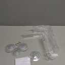 Impresa Suction Cup Window Plant Hanger - 2-Pack, Glossy Green Acrylic Easy Install Hook for Hanging Plants - Indoor & Outdoor Use Window Suction Cups & Hooks