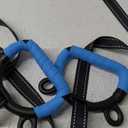 1Set Upgraded Thick Gymnastic Rings Professional Pull Up Rings for Home Use Durable Fitness Supplies for Strength Training Straps Included for Boys