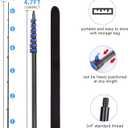 Carbon Fiber Extension Pole 4.7-30FT Telescoping Paint Roller Extendable Pole Lightweight Sturdy Extension Poles with Universal Threaded Head Multi-Use Pole