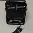 Wireless Induction Speaker 5-in-1 Bluetooth Speaker with Phone Stand,Stereo Sound, 3500mAh Rechargeable, 8 RGB Ambient Light, 360 Adjustable Holder for iPhone/Android/iPad,Gifts for Men Women (Black)