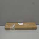 2 Pack White Curtain Rods for windows 32 to 48 inch, 5/8 inch Splicing Heavy Duty Metal Curtain Rod Set with Brackets