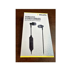 Acoustix Stereo Earbuds (2 pair of earbuds)