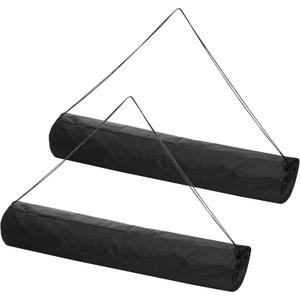 PATIKIL 44 Inch Camp Chair Replacement Bag, 2 Pack Nylon Foldable Carry Bag Storage Bag with Shoulder Strap for Outdoor Camping, Black