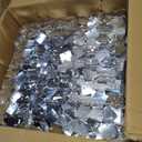 Silver Shimmer Wall Backdrop, 49pcs Sequin Panels