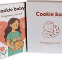 [CLEARANCE] Cookie Baby Pregnancy Journal & Memory Book - Luxury 4-Ring Gold Binder - Goes from Pregnancy to Age 5 - Hardcover Keepsake Album with Stickers & Gift Box
