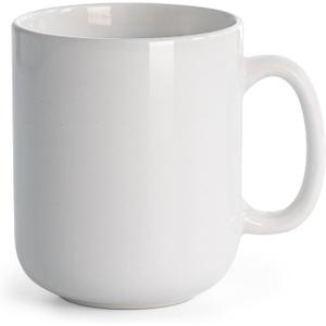 harebe 20 OZ Large Coffee Mug, Smooth Ceramic Tea Cup for Office and Home, Big Capacity with Handle, White