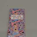 Shorogyt for Samsung S22 Wallet Case with Card Holder - Cute for Women Men Girls Designer Cyan Pattern Kickstand Magnetic Clasp Back Flip Folio Leather Phone Cases for Galaxy S22