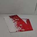 CAROMIO Christmas Curtains for Living Room, 2 Panel Sets, Red Velvet, 52"L x 16"T