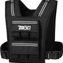 TB3C Adjustable Weighted Vest Men & Women, 30lbs with Reflective Stripe, Workout Vest for Home Gym, Cardio, Strength Training & Weight Loss