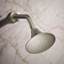 KOHLER 10282-AK-BN Fort Single-function showerhead, 2.5 GPM, Corrosion Resistant Finish, Vibrant Brushed Nickel
