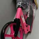 Foldable Kids Scooter with 8 inch Sturdy Wheels - Scooters for Kids, Teens, Adults Ages 8+, Adjustable Handlebar, Gift for Boys&Girls, 220lbs Max Load, Bearing ABEC7,Cup Holder (Pink)