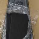 Sweetcrispy 10 Drawer Fabric Dresser Storage Tower with Bins, Tall Chest Organizer for Bedroom Closet Hallway, Steel Frame Wood Top Easy Pull Handles,Black