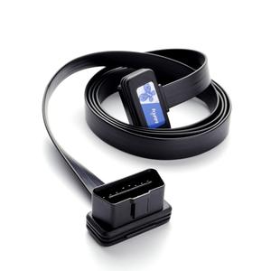 OBD2 Extension Cable, A7 Low Profile OBD2 Splitter 16Pin Male to Female Port for GPS, Scan Tool and Code Reader (5FT/1.5M)
