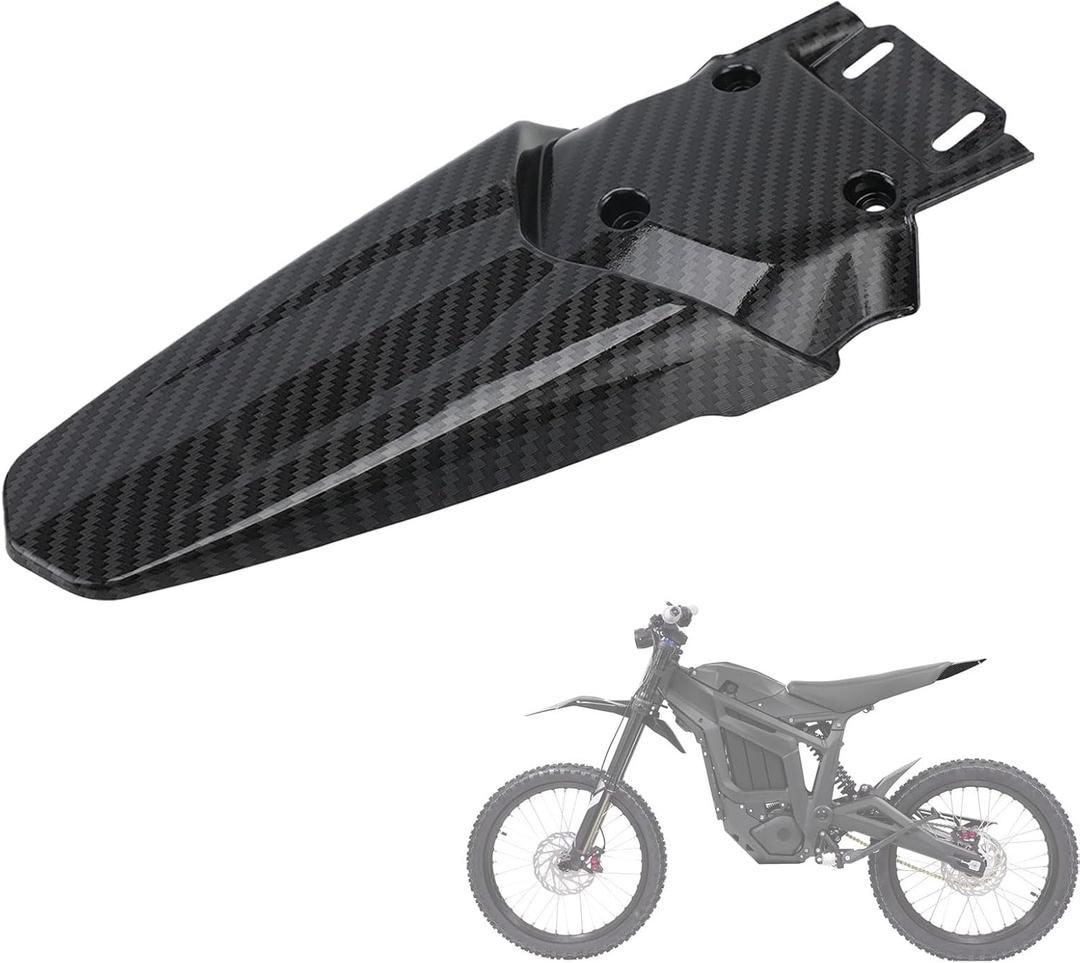Rear Fender Protector for Talaria - Motorcycle Fender Mudguard Carbon Fiber Pattern for Talaria Sting MX3 MX4 MX5 Electric Dirt Bike